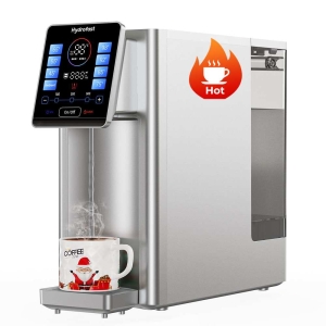 Hydrofast W100 Asztali RO Vízszűrő, 6 Fokozatú Szűrés, UV Sterilizálás, Azonnali Melegítés, 4 l Víztartály, TDS Kijelző