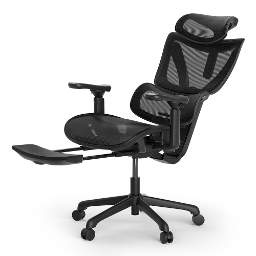 ACGAM CG-5245M Ergonomikus Gamer Szék, Állítható Deréktámasz, Lábtartó és 136 kg Terhelhetőség