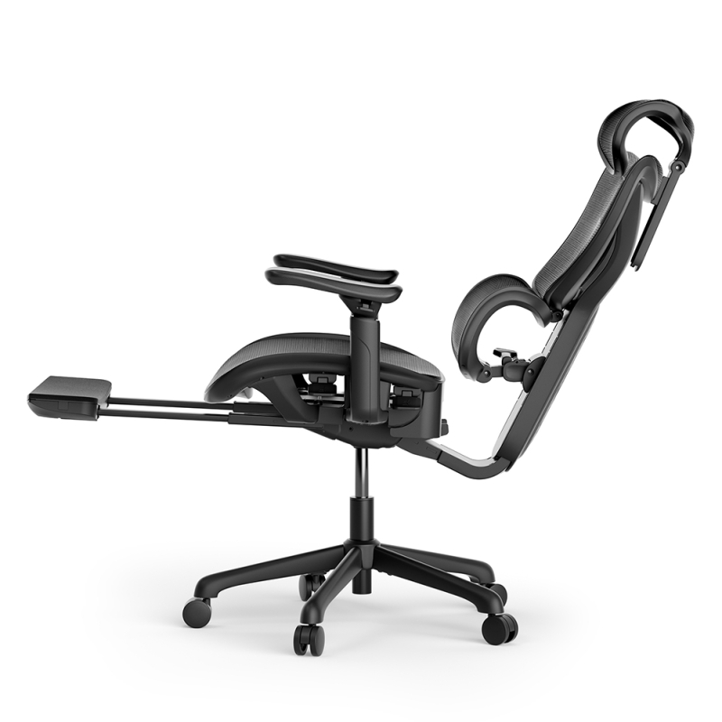 ACGAM CG-5245M Ergonomikus Gamer Szék, Állítható Deréktámasz, Lábtartó és 136 kg Terhelhetőség