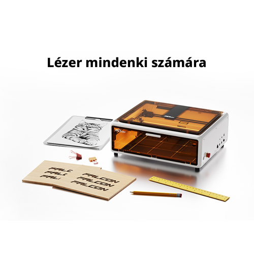 Creality Falcon A1 10W Lézergravírozó és Lézervágó Gép, CoreXY, Akár 600 mm/s, Intelligens Kamera, 305 × 381 mm Munkaterület, Zá