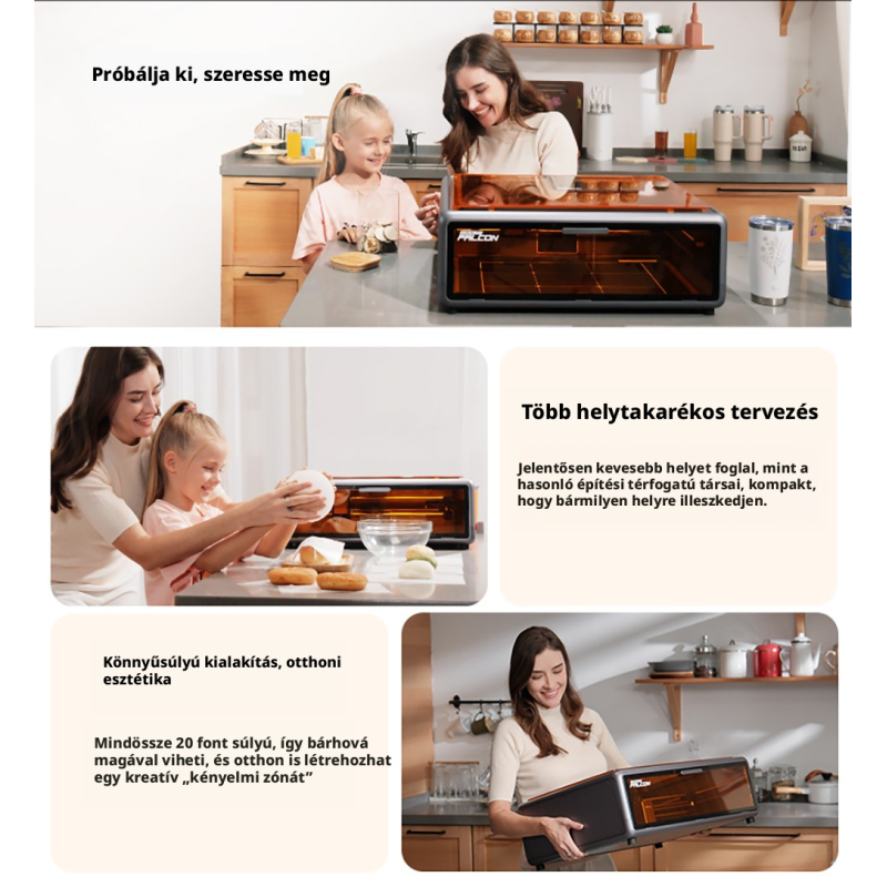 Creality Falcon A1 10W Lézergravírozó és Lézervágó Gép, CoreXY, Akár 600 mm/s, Intelligens Kamera, 305 × 381 mm Munkaterület, Zá