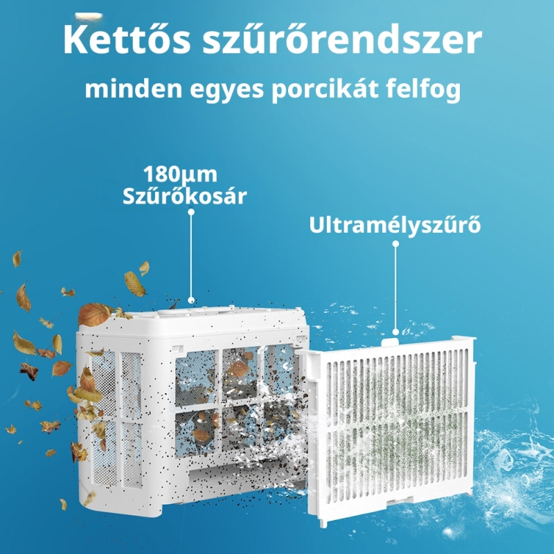 WYBOT C2 Vezeték Nélküli Robot Medencetisztító, Medence Porszívó, Padló-, Fal- és Vízvonal-tisztítás, Akár 180 perc Üzemidő, 200