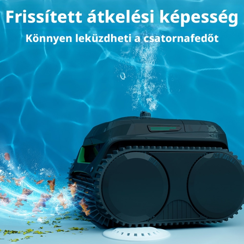 WYBOT C2 Vezeték Nélküli Robot Medencetisztító, Medence Porszívó, Padló-, Fal- és Vízvonal-tisztítás, Akár 180 perc Üzemidő, 200