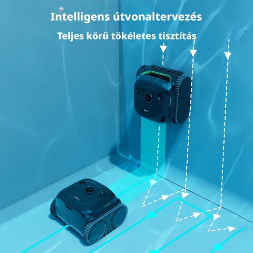 WYBOT C2 Vezeték Nélküli Robot Medencetisztító, Medence Porszívó, Padló-, Fal- és Vízvonal-tisztítás, Akár 180 perc Üzemidő, 200