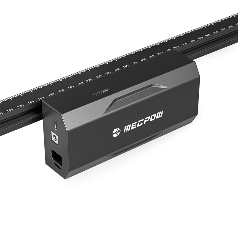 Mecpow X3S 7W Diódalézeres Lézergravírozó Gép, 360×360 mm Munkaterület, 10 000 mm/perc, 0,05×0,07 mm Lézerpont, WiFi és Type-C