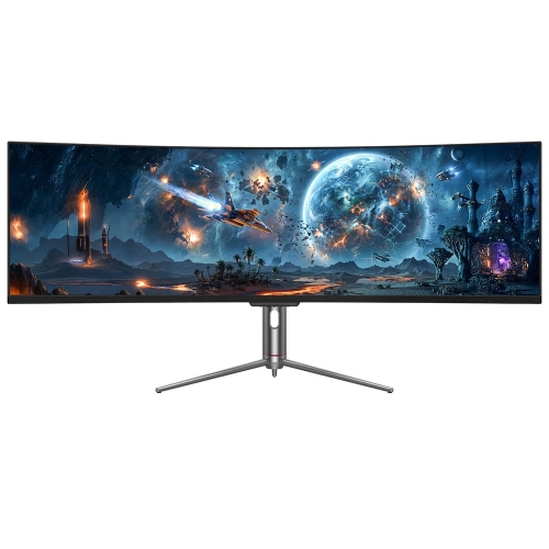TITAN ARMY C49C1S 49" Ívelt Gaming Monitor, 32:9 UltraWide, 5120×1440 DQHD, 240 Hz, 1 ms, 1800R Fast VA, HDR400, USB-C 65 W 2