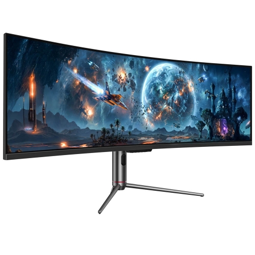 TITAN ARMY C49C1S 49" Ívelt Gaming Monitor, 32:9 UltraWide, 5120×1440 DQHD, 240 Hz, 1 ms, 1800R Fast VA, HDR400, USB-C 65 W