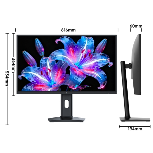 KTC H27T7P-2 27" Gaming Monitor, QHD 2560×1440, 210 Hz, 1 ms MPRT, Fast IPS, HDR400