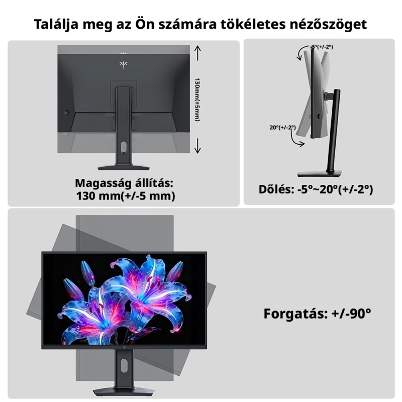 KTC H27T7P-2 27" Gaming Monitor, QHD 2560×1440, 210 Hz, 1 ms MPRT, Fast IPS, HDR400