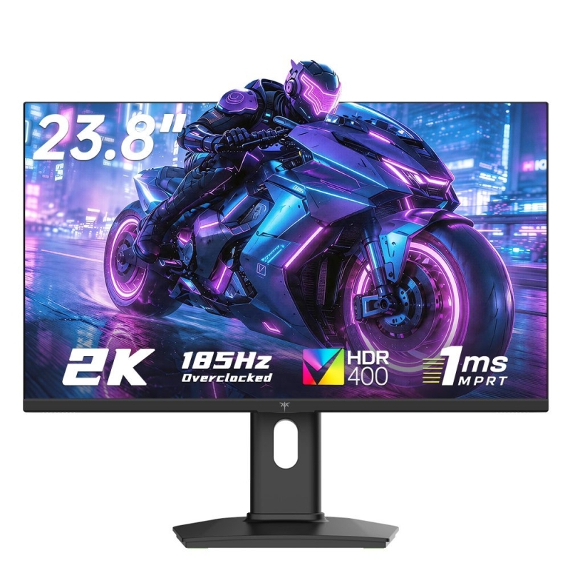 KTC H24T7 23,8" Gaming Monitor, QHD 2560×1440, 185 Hz, 1 ms MPRT, Fast IPS, HDR400