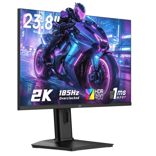 KTC H24T7 23,8" Gaming Monitor, QHD 2560×1440, 185 Hz, 1 ms MPRT, Fast IPS, HDR400