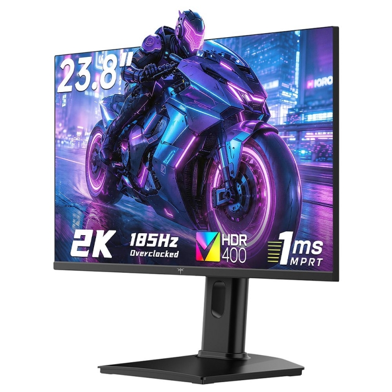 KTC H24T7 23,8" Gaming Monitor, QHD 2560×1440, 185 Hz, 1 ms MPRT, Fast IPS, HDR400