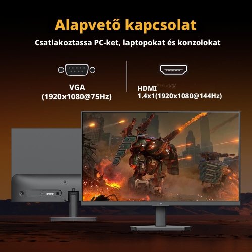 KTC H24B9S-2 23,8" Gaming Monitor, Full HD 1920×1080, 144 Hz, Fast IPS, 113% sRGB
