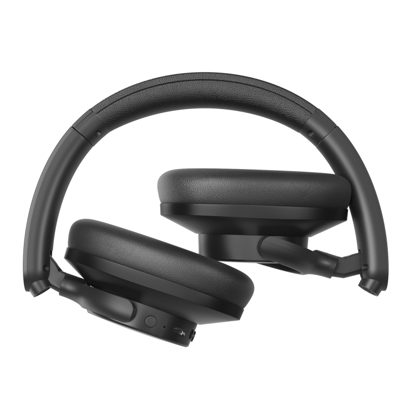 Tronsmart Sounfii Q20S Vezeték Nélküli Fejhallgató, Hybrid ANC -40 dB, Bluetooth 5.3, Akár 60 Óra Üzemidő, Hi-Res Audio, Fekete