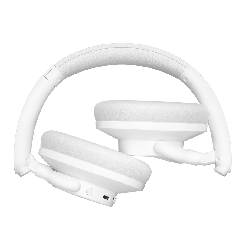Tronsmart Sounfii Q20S Vezeték Nélküli Fejhallgató, Hybrid ANC -40 dB, Bluetooth 5.3, Akár 60 Óra Üzemidő, Hi-Res Audio, Fehér