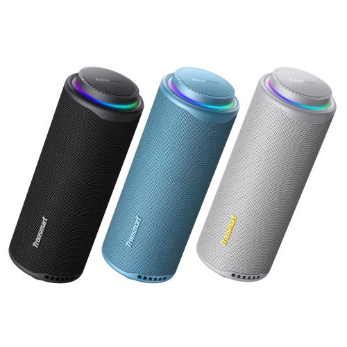 Tronsmart T8 Hordozható Bluetooth Hangszóró, 40 W, 360° Hangzás, Bluetooth 5.3, IPX7, Akár 18 Óra Üzemidő, Fekete