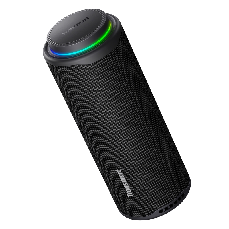 Tronsmart T8 Hordozható Bluetooth Hangszóró, 40 W, 360° Hangzás, Bluetooth 5.3, IPX7, Akár 18 Óra Üzemidő, Fekete
