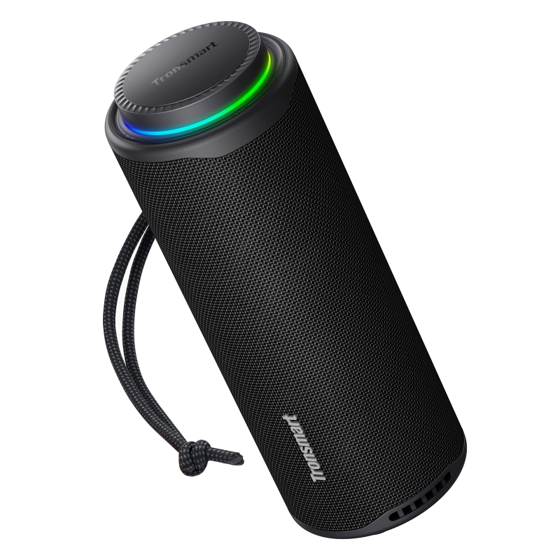 Tronsmart T8 Hordozható Bluetooth Hangszóró, 40 W, 360° Hangzás, Bluetooth 5.3, IPX7, Akár 18 Óra Üzemidő, Fekete