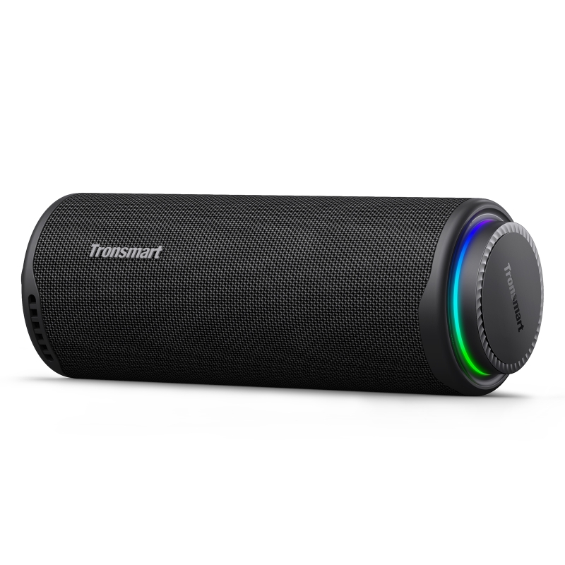 Tronsmart T8 Hordozható Bluetooth Hangszóró, 40 W, 360° Hangzás, Bluetooth 5.3, IPX7, Akár 18 Óra Üzemidő, Fekete