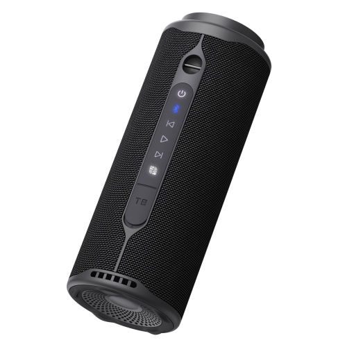 Tronsmart T8 Hordozható Bluetooth Hangszóró, 40 W, 360° Hangzás, Bluetooth 5.3, IPX7, Akár 18 Óra Üzemidő, Fekete