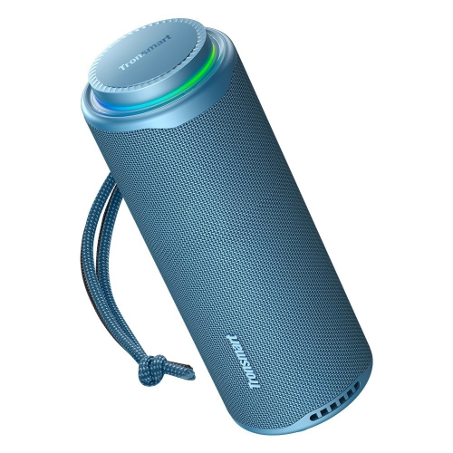 Tronsmart T8 Hordozható Bluetooth Hangszóró, 40 W, 360° Hangzás, Bluetooth 5.3, IPX7, Akár 18 Óra Üzemidő, Kék