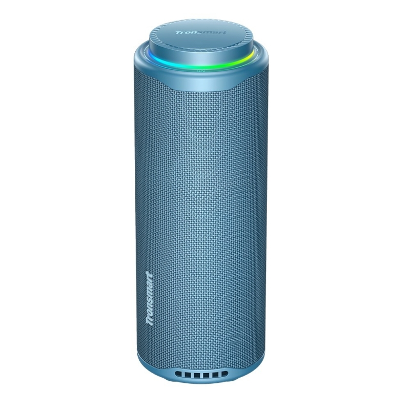 Tronsmart T8 Hordozható Bluetooth Hangszóró, 40 W, 360° Hangzás, Bluetooth 5.3, IPX7, Akár 18 Óra Üzemidő, Kék