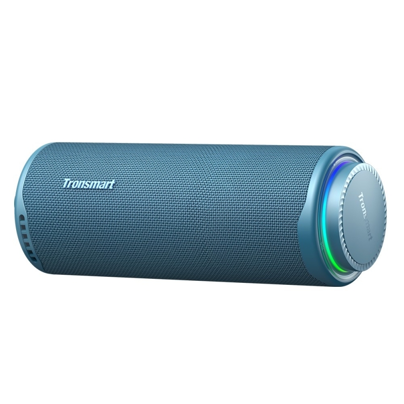 Tronsmart T8 Hordozható Bluetooth Hangszóró, 40 W, 360° Hangzás, Bluetooth 5.3, IPX7, Akár 18 Óra Üzemidő, Kék