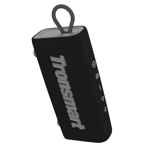 Tronsmart Trip Hordozható Bluetooth Hangszóró, 10 W, Bluetooth 5.3, IPX7, Akár 20 Óra Üzemidő, TWS, Fekete