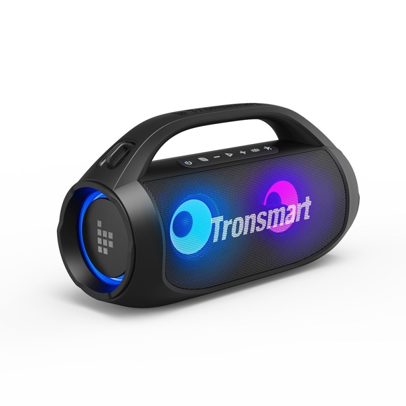 Tronsmart Bang SE Hordozható Bluetooth Party Hangszóró, 40 W, Bluetooth 5.3, IPX6, Akár 24 Óra Üzemidő, LED Fények