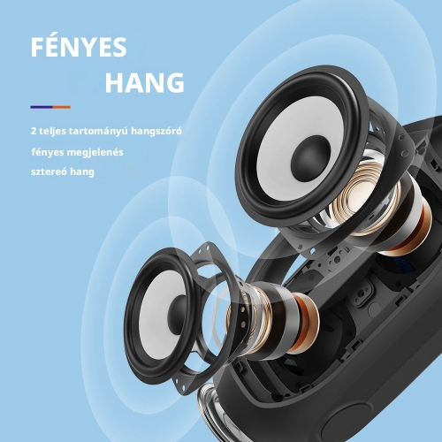 Tronsmart Bang SE Hordozható Bluetooth Party Hangszóró, 40 W, Bluetooth 5.3, IPX6, Akár 24 Óra Üzemidő, LED Fények