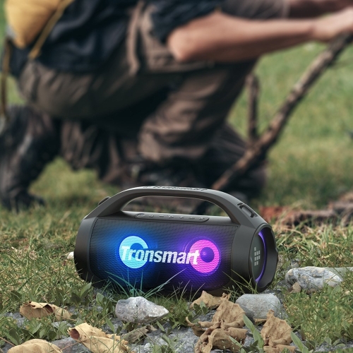 Tronsmart Bang SE Hordozható Bluetooth Party Hangszóró, 40 W, Bluetooth 5.3, IPX6, Akár 24 Óra Üzemidő, LED Fények