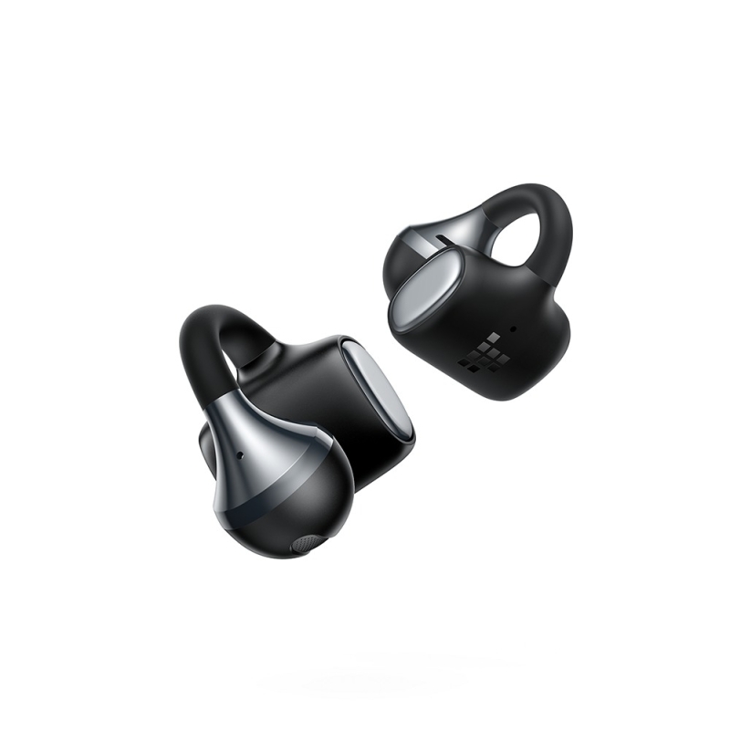 Tronsmart OpenFly Clip 2 Nyitott Kialakítású Bluetooth Fülhallgató, Hi-Res Audio, LDAC, Bluetooth 6.0, Akár 32 Óra Üzemidő, Feke