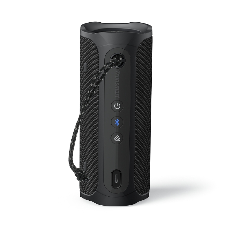 Tronsmart Mirtune C3 Hordozható Bluetooth Hangszóró, 30 W, Bluetooth 6.0, IPX7, Auracast™, Akár 12 Óra Üzemidő, Fekete