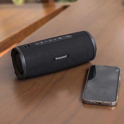 Tronsmart Mirtune C3 Plus Hordozható Bluetooth Hangszóró, 50 W, Bluetooth 6.0, IPX7, Auracast™, Akár 12 Óra Üzemidő, Fekete