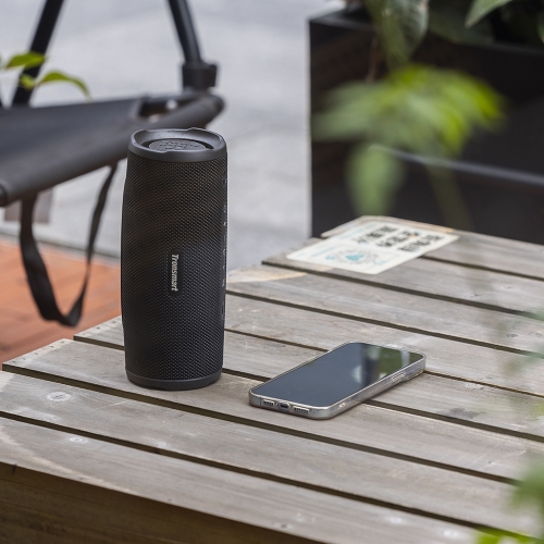 Tronsmart Mirtune C3 Plus Hordozható Bluetooth Hangszóró, 50 W, Bluetooth 6.0, IPX7, Auracast™, Akár 12 Óra Üzemidő, Fekete