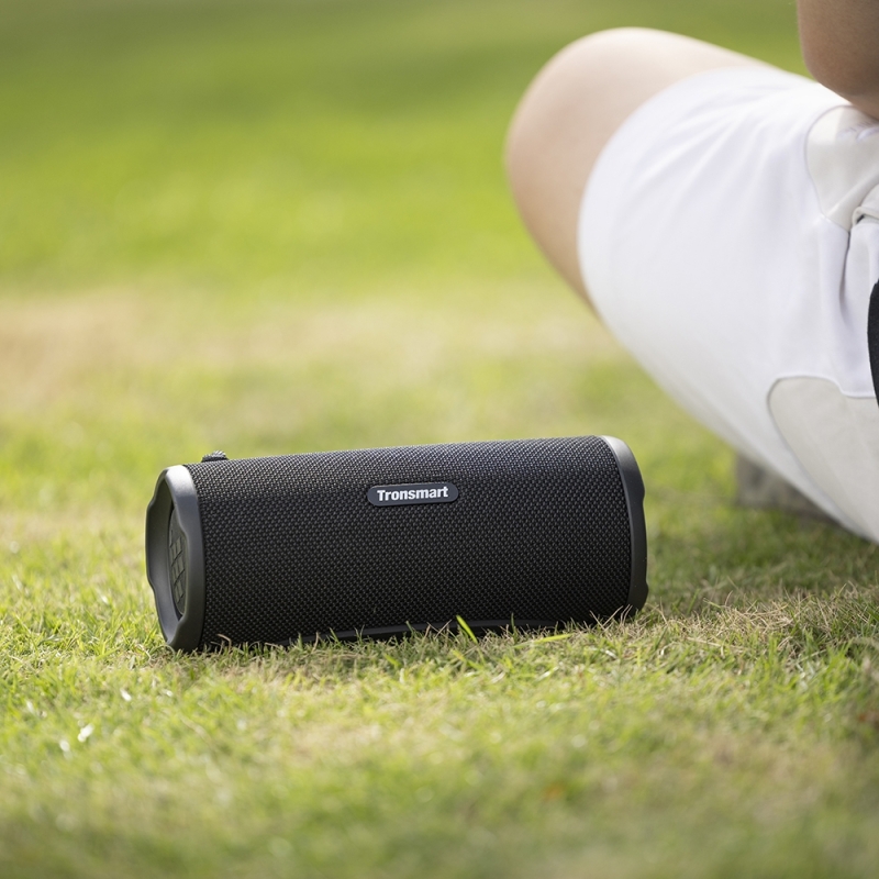 Tronsmart Mirtune C3 Plus Hordozható Bluetooth Hangszóró, 50 W, Bluetooth 6.0, IPX7, Auracast™, Akár 12 Óra Üzemidő, Fekete