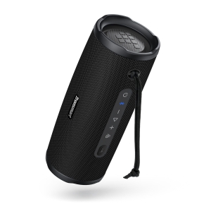 Tronsmart Mirtune C3 Plus Hordozható Bluetooth Hangszóró, 50 W, Bluetooth 6.0, IPX7, Auracast™, Akár 12 Óra Üzemidő, Fekete