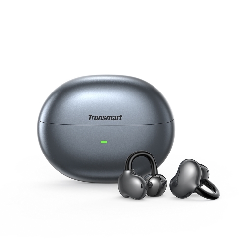 Tronsmart OpenFly Clip Nyitott Kialakítású Bluetooth Fülhallgató, Bluetooth 6.0, 11 mm, IPX5, Akár 24 Óra Üzemidő, Fekete