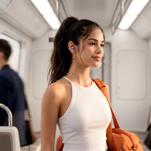Tronsmart OpenFly Clip Nyitott Kialakítású Bluetooth Fülhallgató, Bluetooth 6.0, 11 mm, IPX5, Akár 24 Óra Üzemidő, Fekete