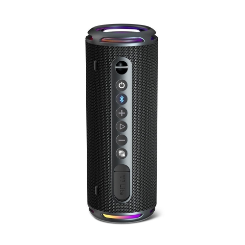 Tronsmart T7 Lite Hordozható Bluetooth Hangszóró, 24 W, Bluetooth 5.3, IPX7, Akár 24 Óra Üzemidő, LED Fények, Fekete 2