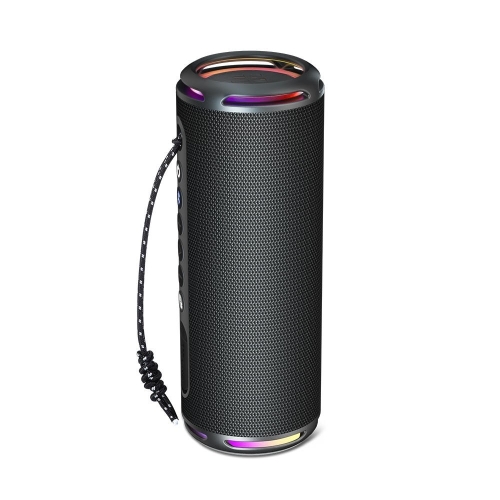 Tronsmart T7 Lite Hordozható Bluetooth Hangszóró, 24 W, Bluetooth 5.3, IPX7, Akár 24 Óra Üzemidő, LED Fények, Fekete