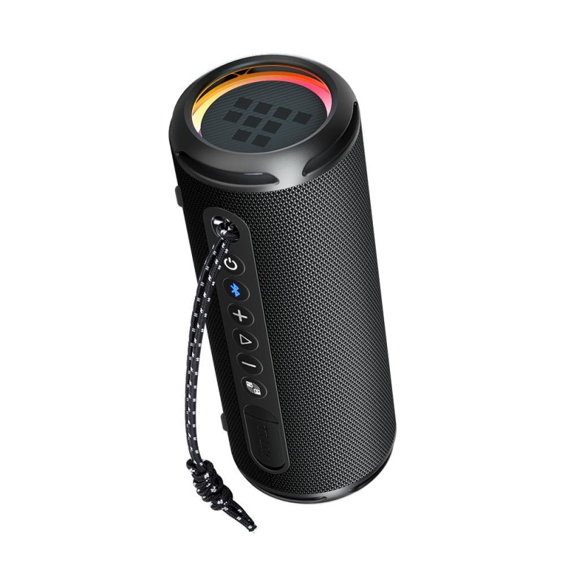 Tronsmart T7 Lite Hordozható Bluetooth Hangszóró, 24 W, Bluetooth 5.3, IPX7, Akár 24 Óra Üzemidő, LED Fények, Fekete