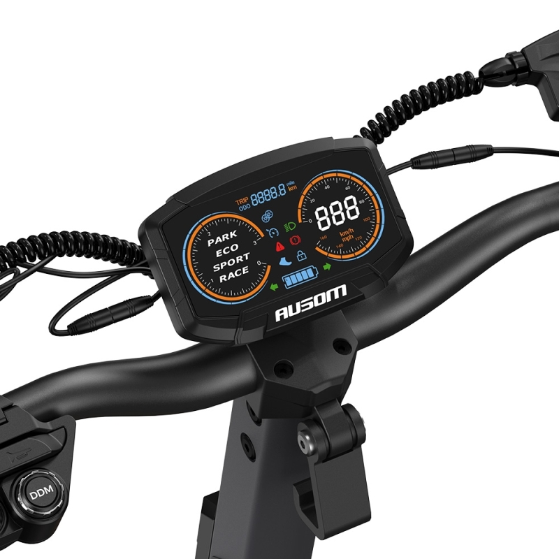 AUSOM L2 Max Dual Motor Elektromos Roller, 2×1000 W Motor, 65 km/h, Akár 90 km Hatótáv, 48 V 20,8 Ah, NFC
