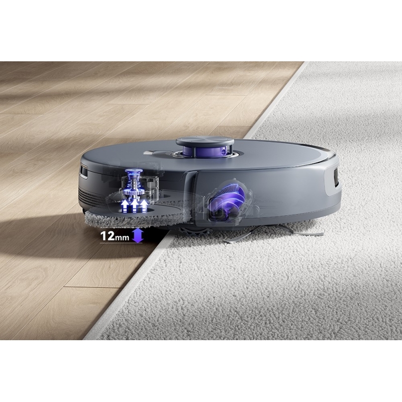 Narwal Freo Z10 Ultra Robotporszívó Felmosó Funkcióval, 18 000 Pa, NarMind™ Pro AI, 45–75 °C Mopmosás, Automatikus Ürítő- és Tis